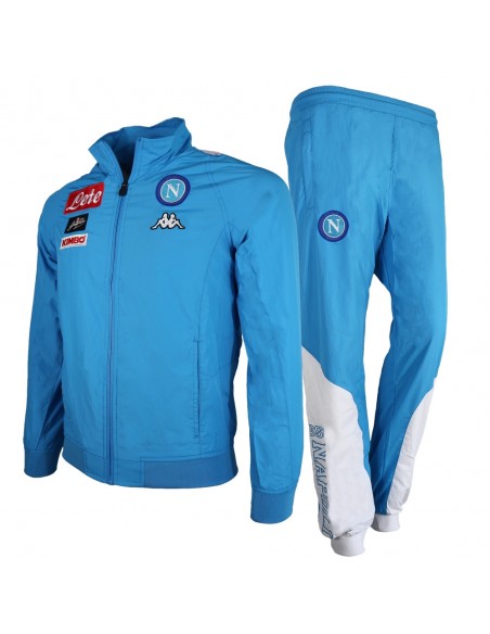 SSC NAPOLI TRACKSUIT PRO BLUE WHITE 2016/2017