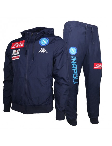 SSC NAPOLI TRACKSUIT PRO BLUE FOR KID 2017/2018