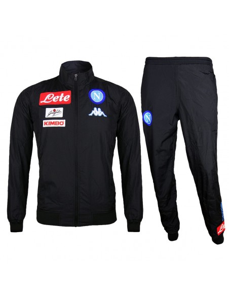 SSC NAPOLI TRACKSUIT PRO BLACK 2016/2017