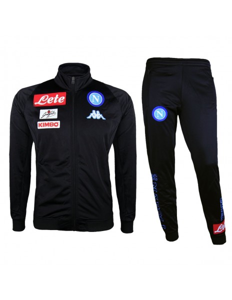 SSC NAPOLI PRESENTATION TRACKSUIT BLACK 2016/2017