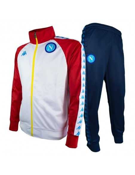 SSC NAPOLI VINTAGE LIMITED EDITION WHITE/RED TRACKSUIT