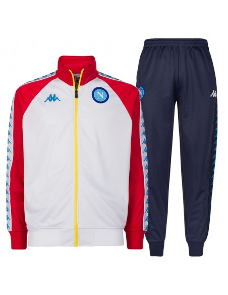 SSC NAPOLI VINTAGE LIMITED EDITION WHITE/RED TRACKSUIT