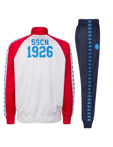 SSC NAPOLI VINTAGE LIMITED EDITION WHITE/RED TRACKSUIT