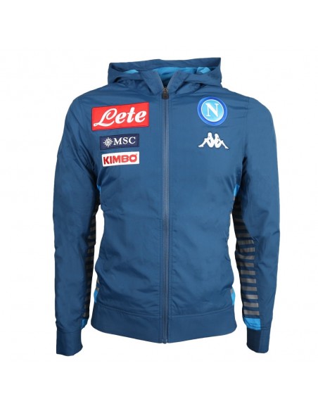 SSC NAPOLI HOODED TRACKSUIT PRO BLUE 19/20