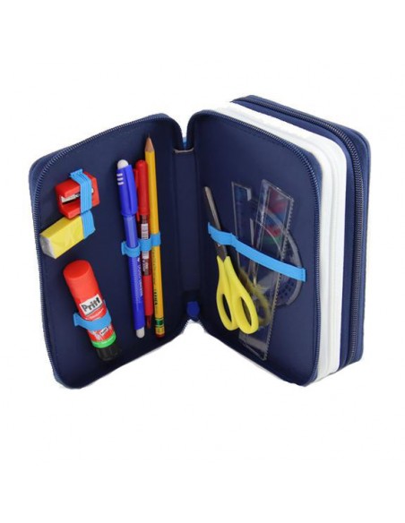 PENSIL CASE NAPOLI 3 ZIP SEVEN