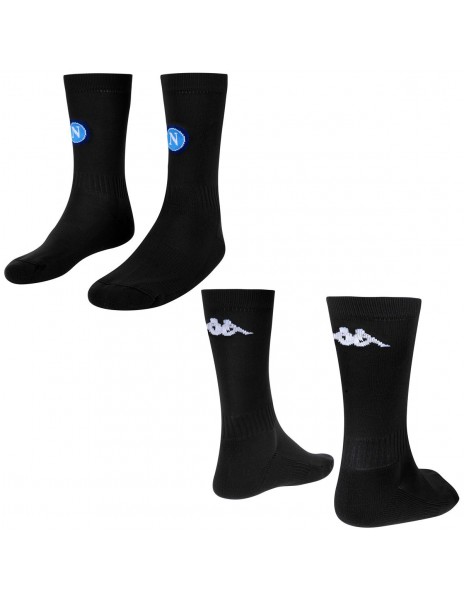 SSC NAPOLI BLACK SPORT SOCKS