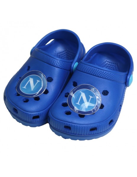 SSC NAPOLI BLUE CLOGS BOY