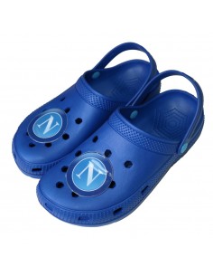 SSC NAPOLI BLUE CLOGS