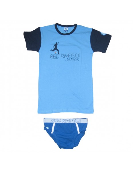 COMPLETO INTIMO AZZURRO BAMBINO 13001