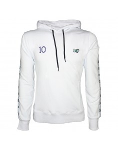 WHITE HOODIE SWEATSHIRT ENNERRE