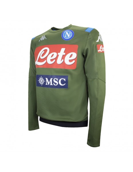 GREEN TRAINING SWEATSHIRT SSC NAPOLI CREWNEK