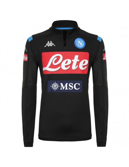 SSC NAPOLI TRAINING HALF ZIP TRACKSUIT BLACK/GRAY