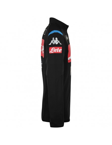 SSC NAPOLI TRAINING HALF ZIP TRACKSUIT BLACK/GRAY