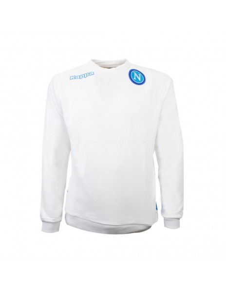 NAPOLI WHITE TEAM TRAINING SWEATSHIRT