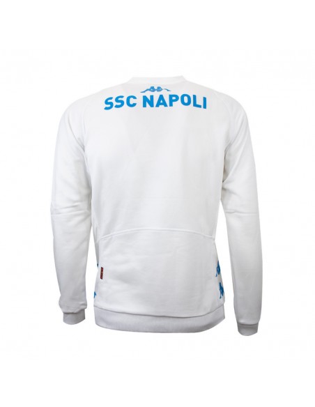 NAPOLI WHITE TEAM TRAINING SWEATSHIRT