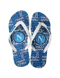 SSC NAPOLI LIGHT BLUE FORZA NAPOLI KID FLIP FLOP