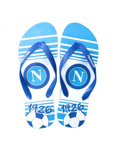 SSC NAPOLI WHITE 1926 KID FLIP FLOP