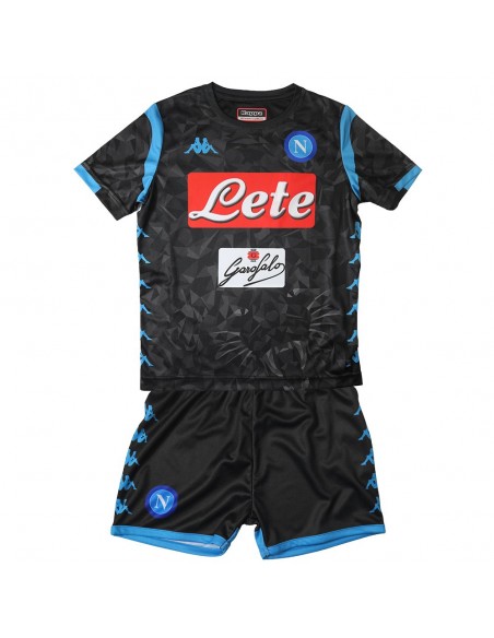 KIT NERO AWAY BAMBINO SSC NAPOLI 2018/2019