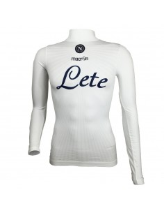 WHITE LS AWAY COMPRESSION SHIRT SSC NAPOLI