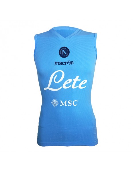 SSC NAPOLI LIGHT BLUE SLEEVELESS COMPRESSION SHIRT