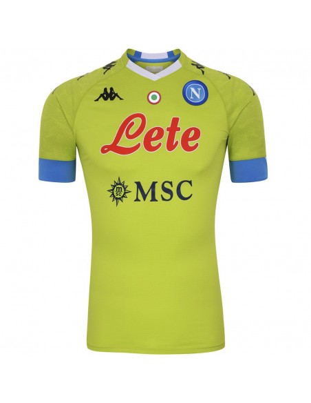 MAGLIA NAPOLI PORTIERE LIME 2020/2021