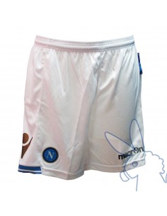 PANTALONCINO CHAMPIONS CALCIO NAPOLI BIANCO 2011/2012