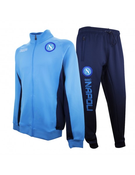 TUTA NAPOLI TRAINING WOVEN AZZURRA