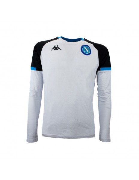 T-SHIRT NAPOLI TEAM GRIGIA MANICA LUNGA