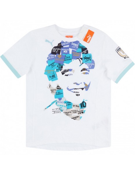 PUMA KING GRAPHIC TEE WHITE KIDS T-SHIRT