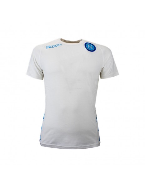 SSC NAPOLI STAFF WHITE T-SHIRT