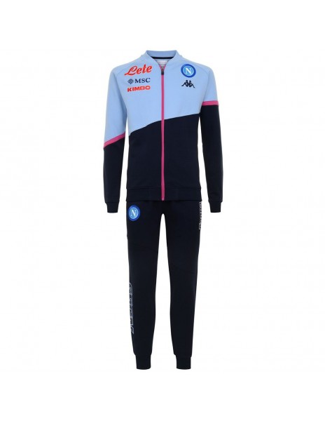 2020/2021 NAPOLI FLEECE TRACKSUIT BLUE KIDS