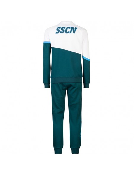 2020/2021 NAPOLI FLEECE TRACKSUIT GREEN KIDS