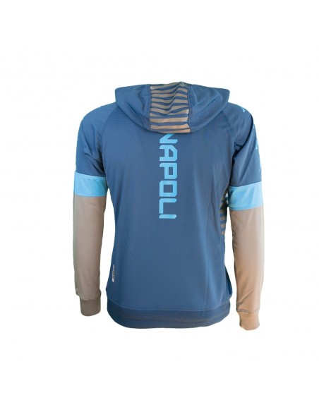 SSC NAPOLI HOODED TRACKSUIT UCL BLUE/GRAY 2019/2020