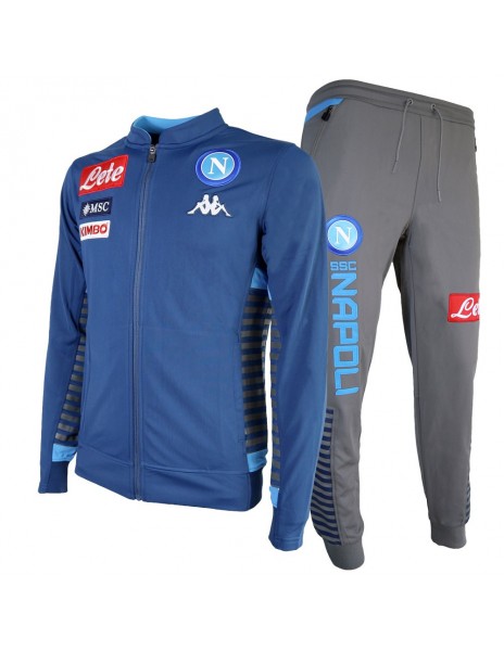 SSC NAPOLI TRACKSUIT PRO BLUE KIDS 19/20