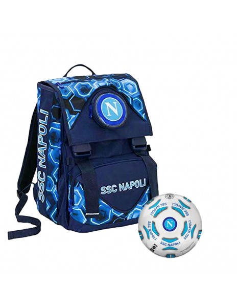 ZAINO NAPOLI SEVEN BIG CON PALLONE