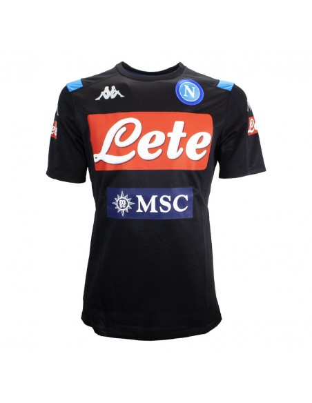 SSC NAPOLI TRAINING T-SHIRT BLACK 2019/2020