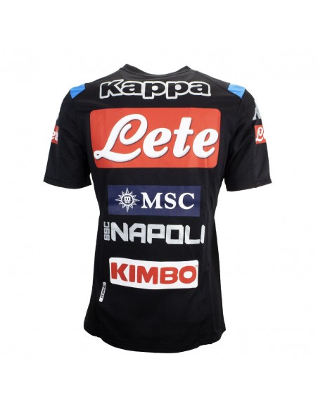 SSC NAPOLI TRAINING T-SHIRT BLACK 2019/2020