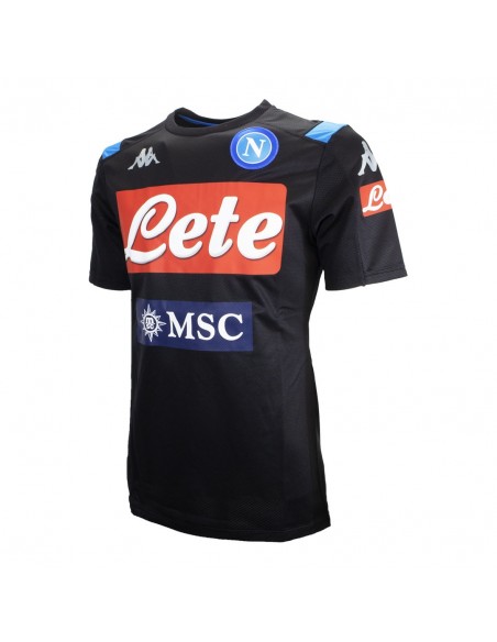 SSC NAPOLI TRAINING T-SHIRT BLACK 2019/2020