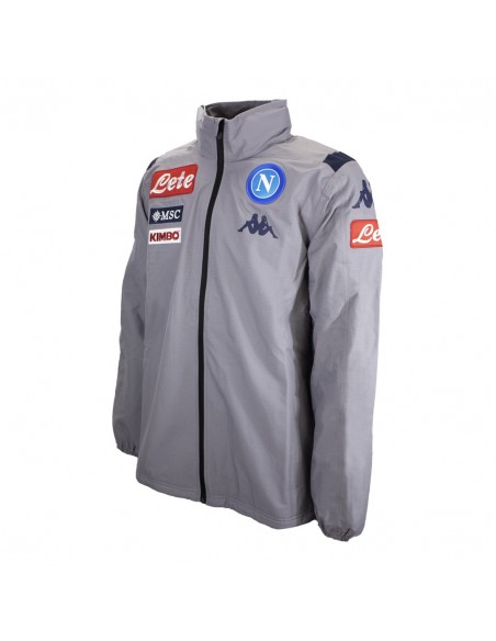 NAPOLI KAPPA GRAY TRAINING JACKET 2019/2020