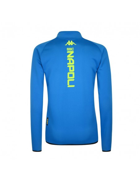 TRAINING SWEATSHIRT NAPLES EUROPE LIGHT BLUE HALF ZIP