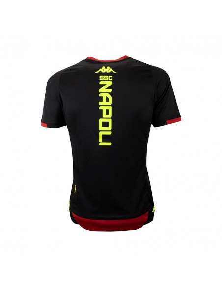 T-SHIRT NAPOLI ALLENAMENTO TEAM NERA