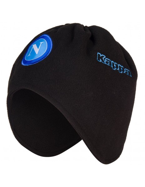 BLACK NECKWARMER HAT SSC NAPOLI