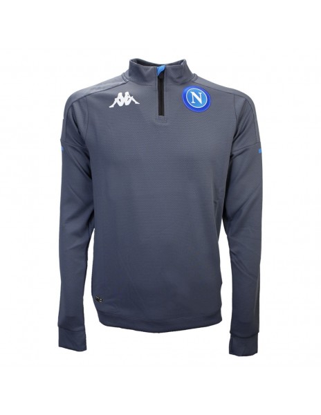 SSC NAPOLI GRAY HALF ZIP KAPPA...