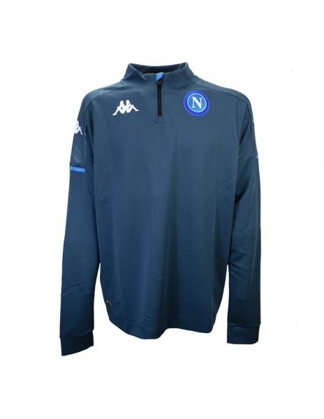 FELPA SSC NAPOLI MEZZA ZIP VERDE...