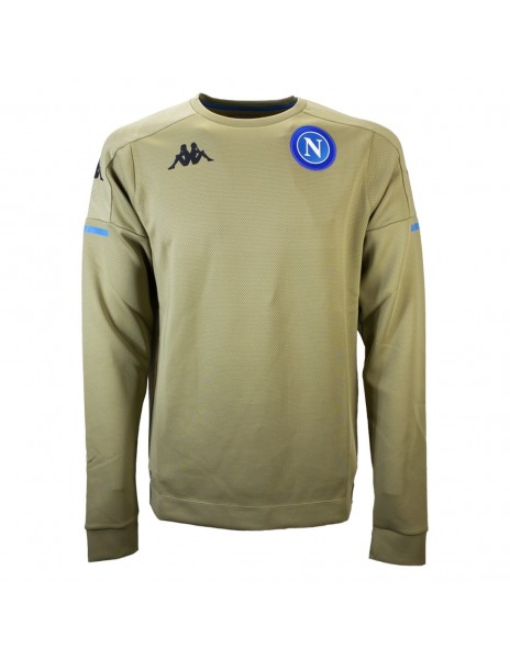 FELPA GIROCOLLO SSC NAPOLI BEIGE KAPPA