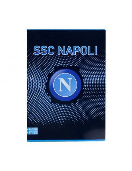 SSC NAPOLI BLUE COPYBOOK LINED WITH LOGO