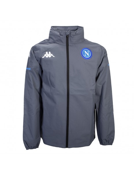 NAPOLI TRAINING GRAY RAIN JACKET KAPPA