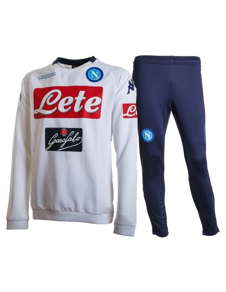 Napoli tracksuit training white crew...