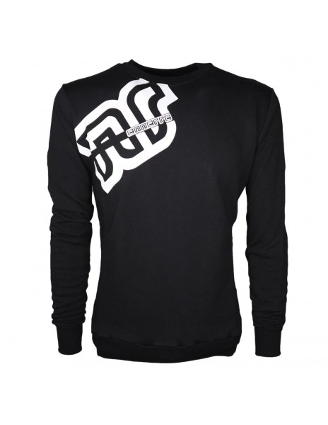 BLACK SWEATSHIRT LOGO ENNERRE