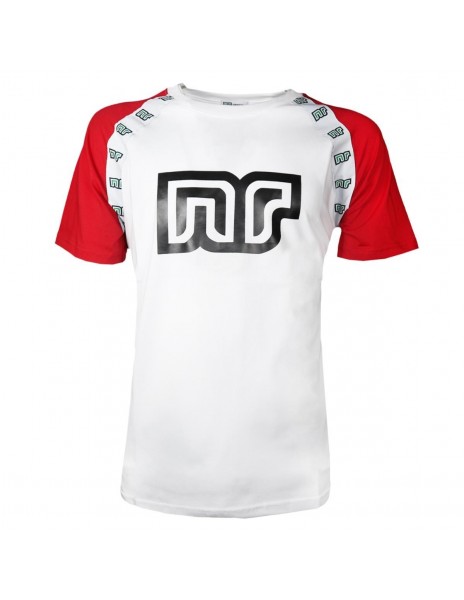T-SHIRT ENNERRE WHITE-RED